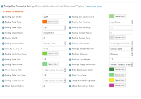 WordPress Tooltip Plugin 9.2.0, Support Tooltips For Forms, You Can Add ...