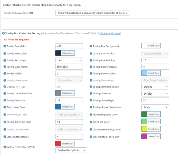 WordPress Tooltips Pro Plus Plugin 17.1.8, Fix the Problem of “Tooltip ...