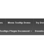disabled tooltip effect on wordpress menu item