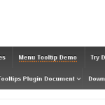 enabled tooltip effect on wordpress menu item